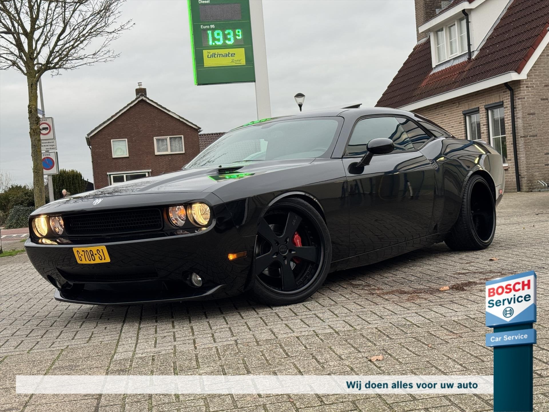 Dodge Challenger SRT8 6.1 V8 Hemi / Schuif/Kantel / Stoelver, Auto's, Dodge, Gebruikt, 8 cilinders, Bedrijf, 432 pk
