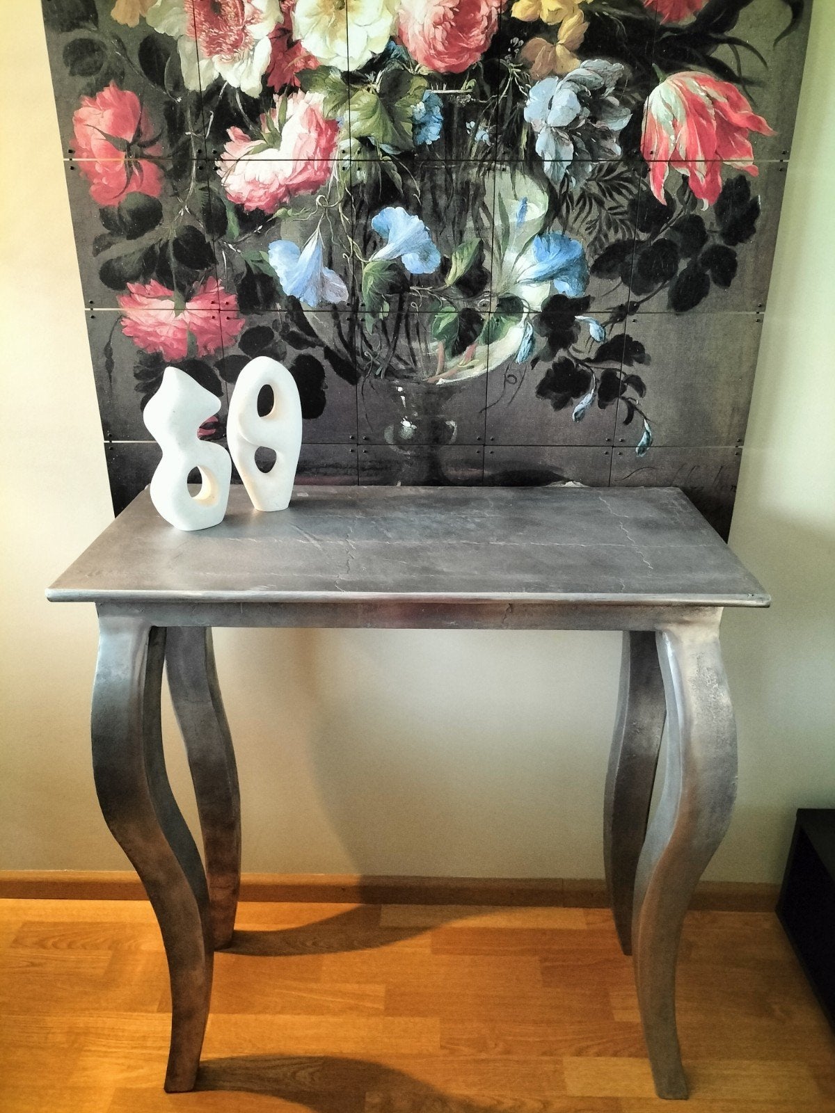 Zilveren PTMD sidetable, Huis en Inrichting, Ophalen, 50 tot 100 cm, Zo goed als nieuw, Metaal