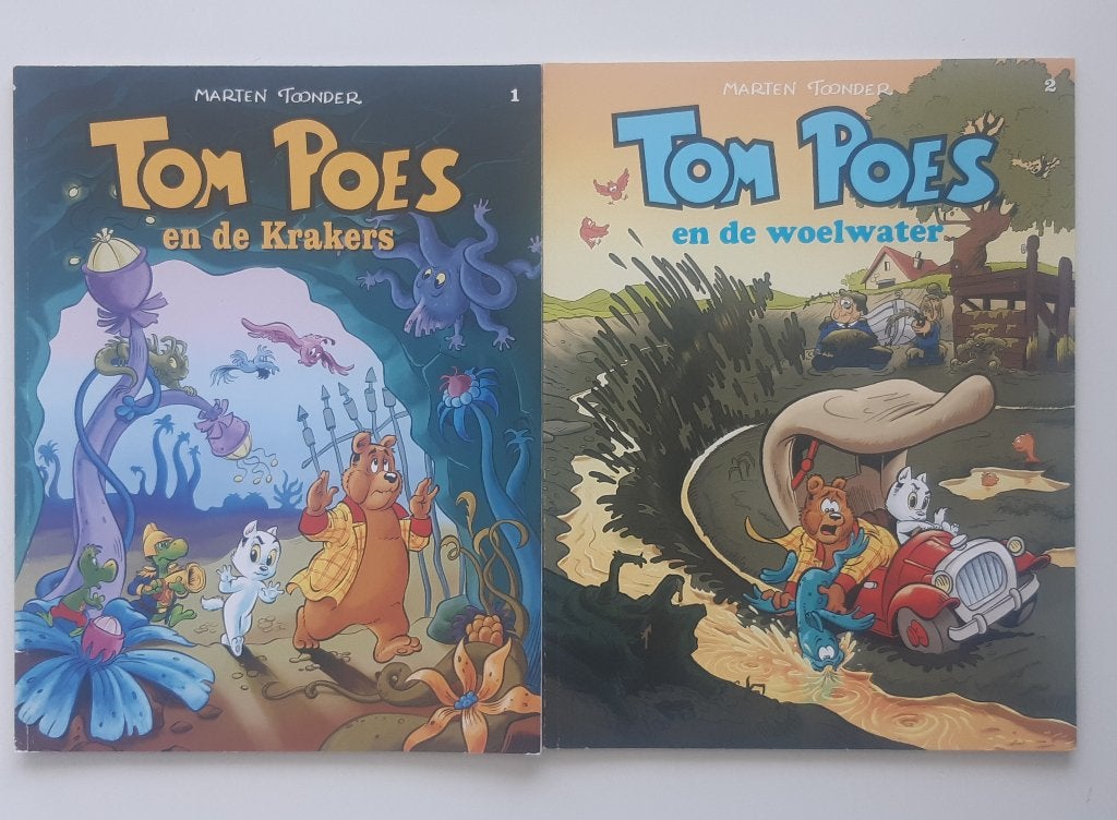 Stripboeken Tom Poes (acht stuks in perfecte staat), Eén stripboek, Verzenden, Zo goed als nieuw