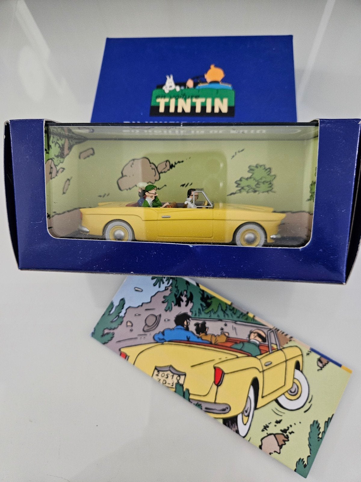 Tintin En Voiture: De Grensauto - De Zaak Zonnebloem (Nieuw), Overige merken, Auto, Verzenden, Groter dan 1:32