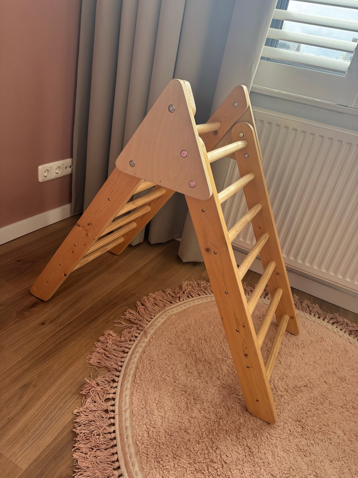 Houten Klimrek Driehoek voor Kinderen, Ophalen, Zo goed als nieuw, Overige typen