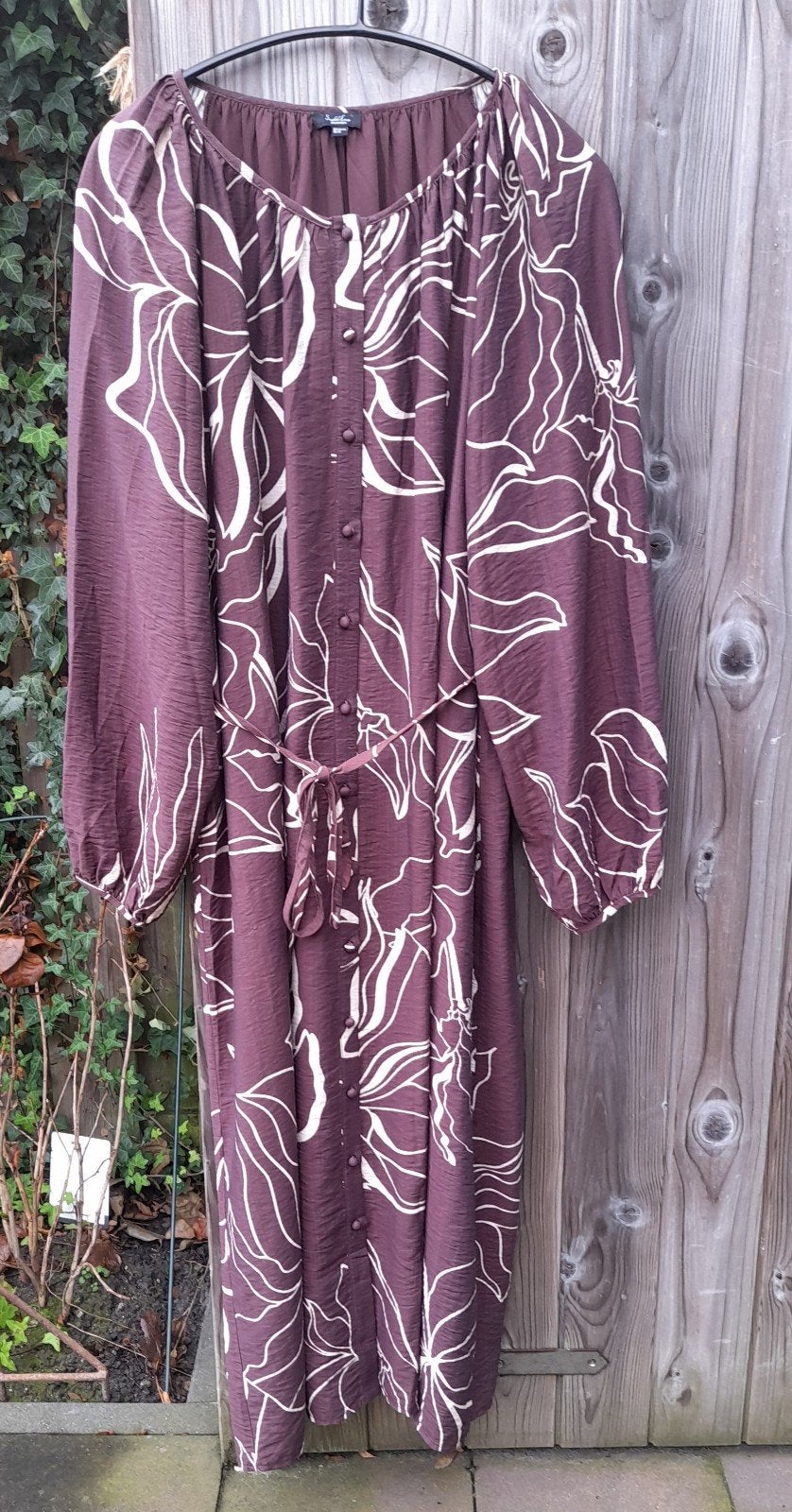 Smashed Lemon jurk 46, Kleding | Dames, Bruin, Maat 46/48 (XL) of groter, Ophalen of Verzenden, Zo goed als nieuw
