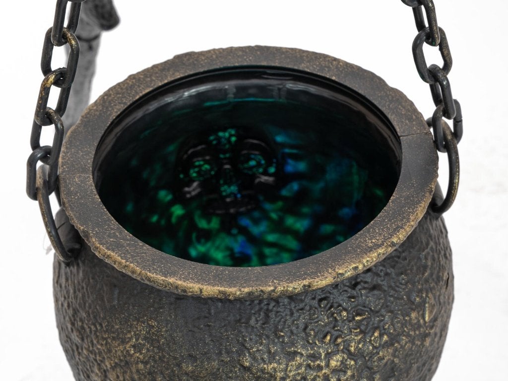Europalms Halloween Witch Cauldron with Tripod animated, Halloween of Griezel, ., Nieuw, Ophalen of Verzenden