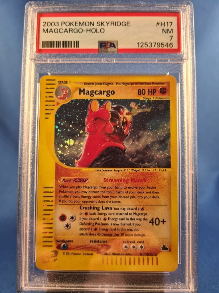 Magcargo H17/144 - Skyridge (PSA 7), Verzenden, Gebruikt