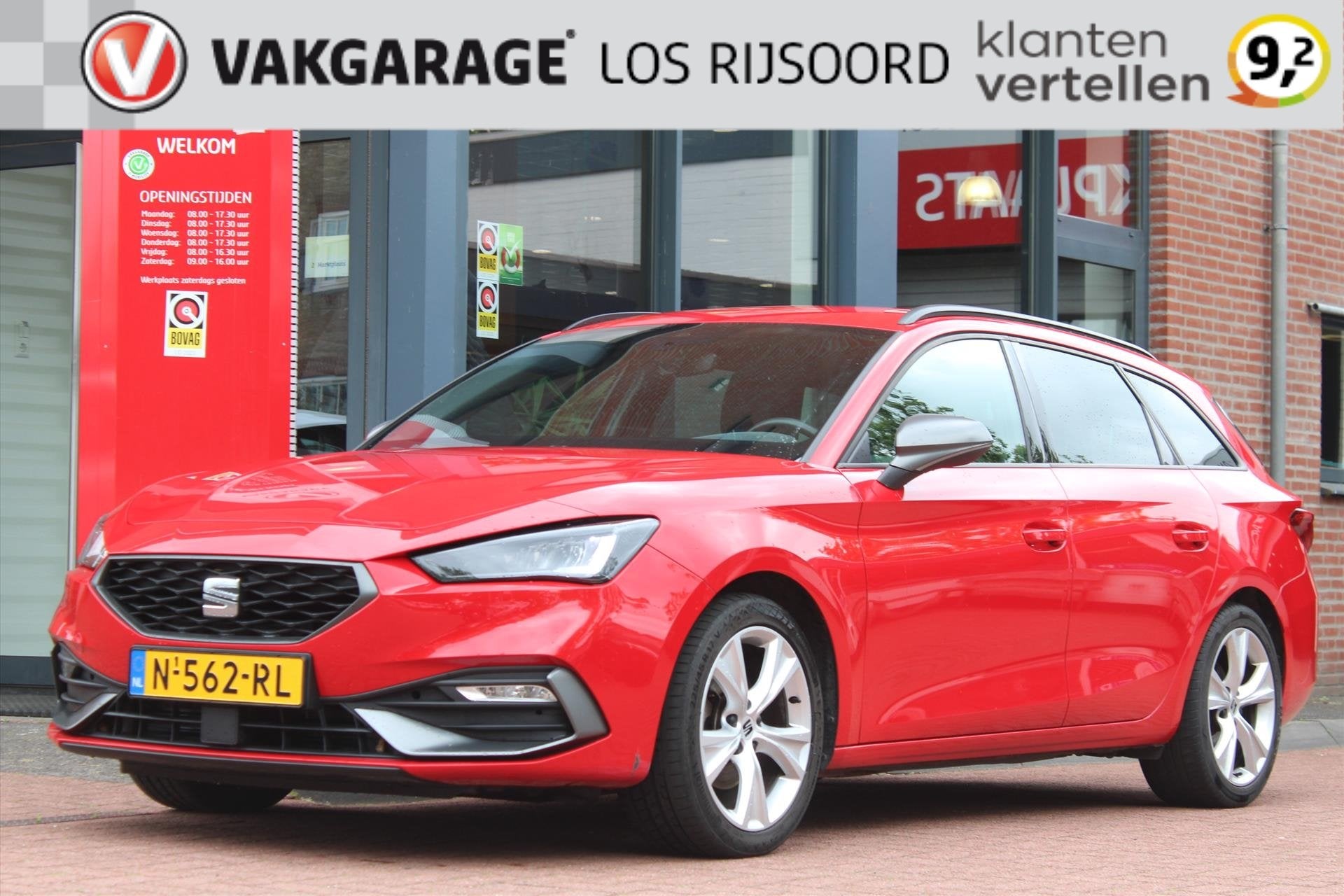 SEAT Leon Sportstourer 1.5 Hybrid Aut. *FR* | Trekhaak | Car, Auto's, Automaat, 4 cilinders, 150 pk, Leon