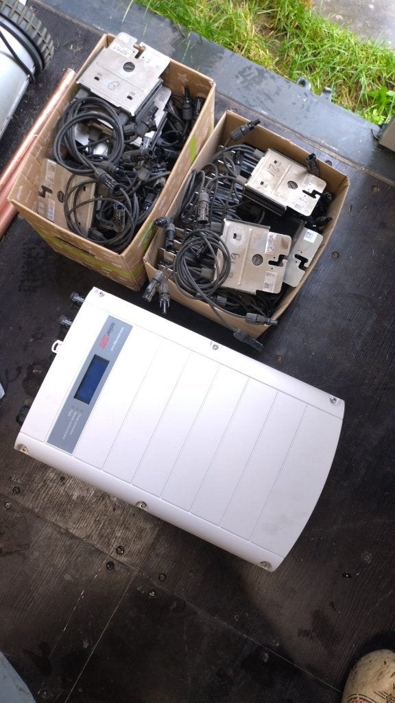 SolarEdge Se7K omvormer met 27 optimizers, Ophalen, Gebruikt