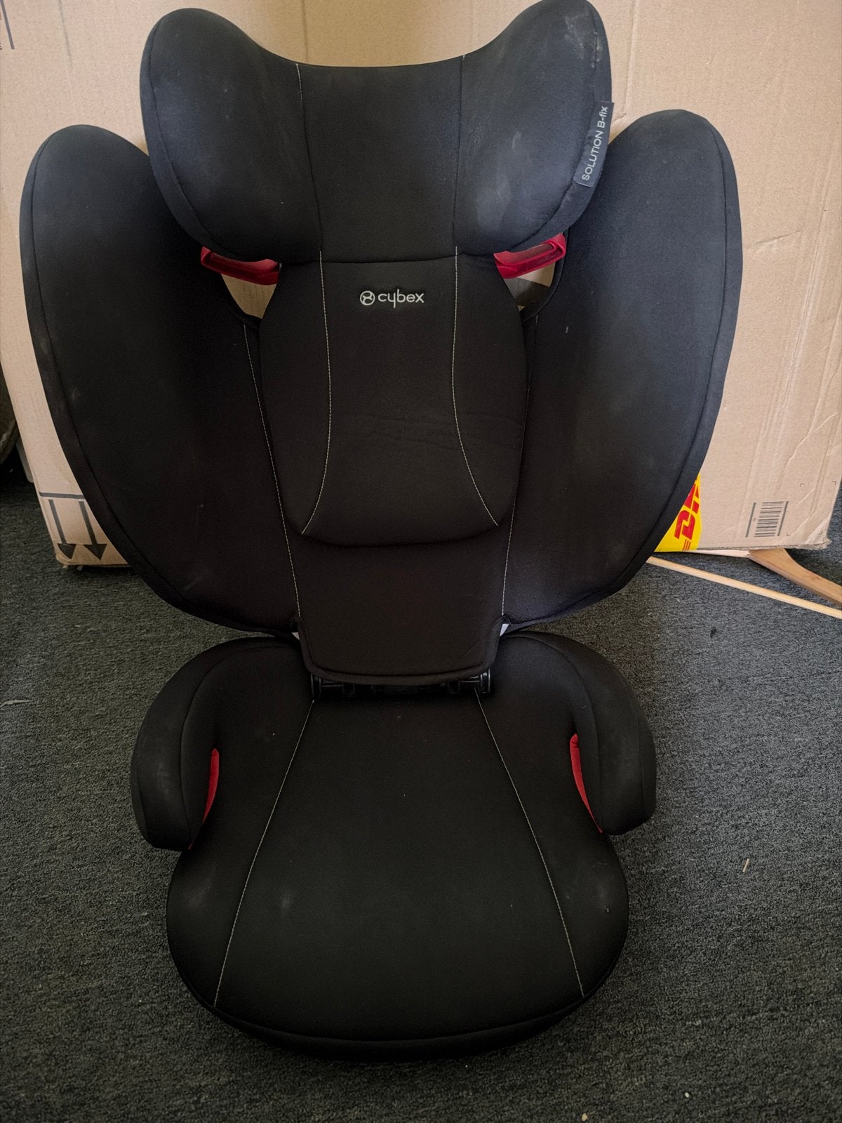 Cybex Solution B-Fix autostoel - Zwart, Ophalen, Autogordel of Isofix, Gebruikt, 15 t/m 36 kg