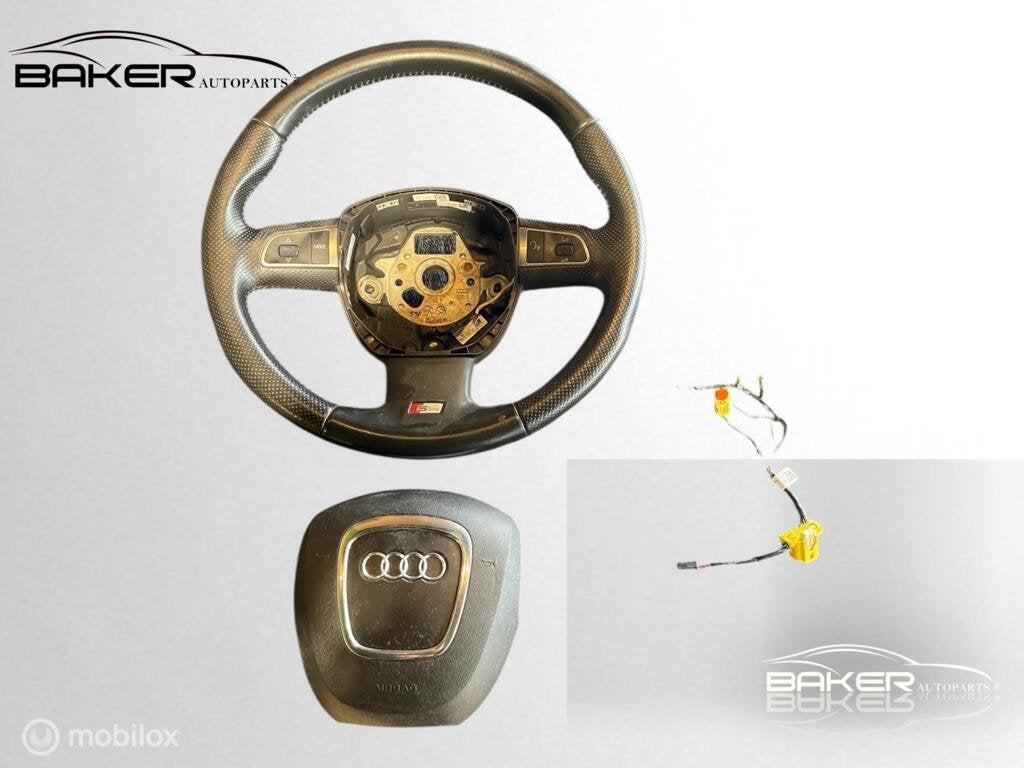 S-Line Sportstuur + Airbag Audi Q7 4L ('05-'15) 4L0880201T, Audi, Gebruikt
