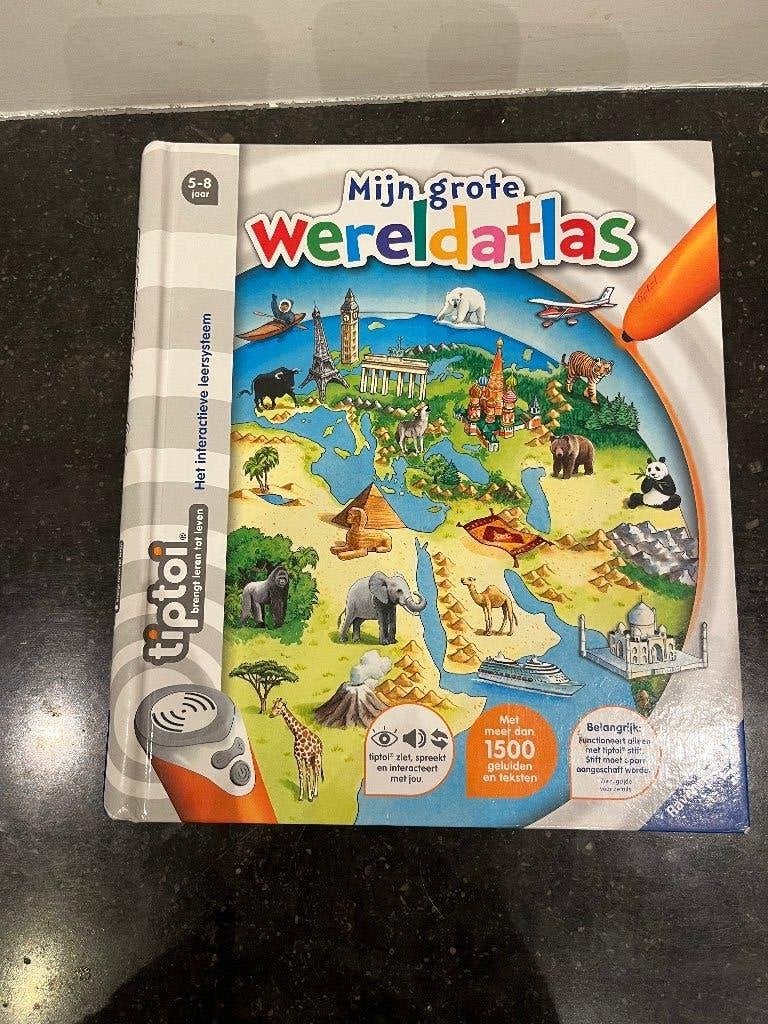 Mijn Grote Wereldatlas Tiptoi Ravensburger boek, Ophalen of Verzenden, Zo goed als nieuw, Ontdekken, Met geluid