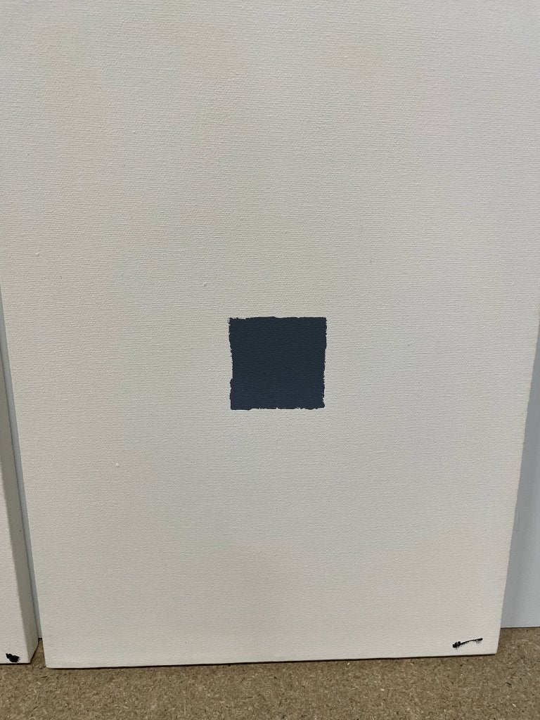 Max Arndt – Minimal Squares – handgeschilderd schilderij, Ophalen