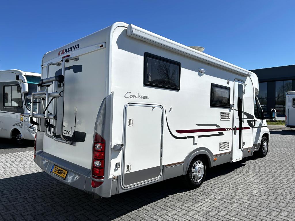 Adria Coral S660SL Enkele-bedden/2010/Euro-4/Airco/5zit/7.3M, Fiat, 7 tot 8 meter, Bedrijf, Tot en met 3