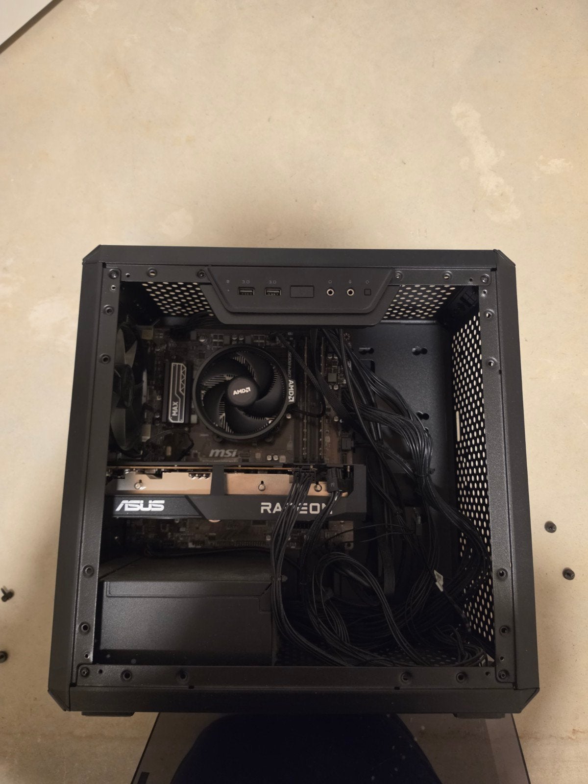Gaming PC Ryzen 5 5500 RX 6600 32GB RAM, Computers en Software, Desktop Pc's, Ophalen of Verzenden, Zo goed als nieuw, Gaming