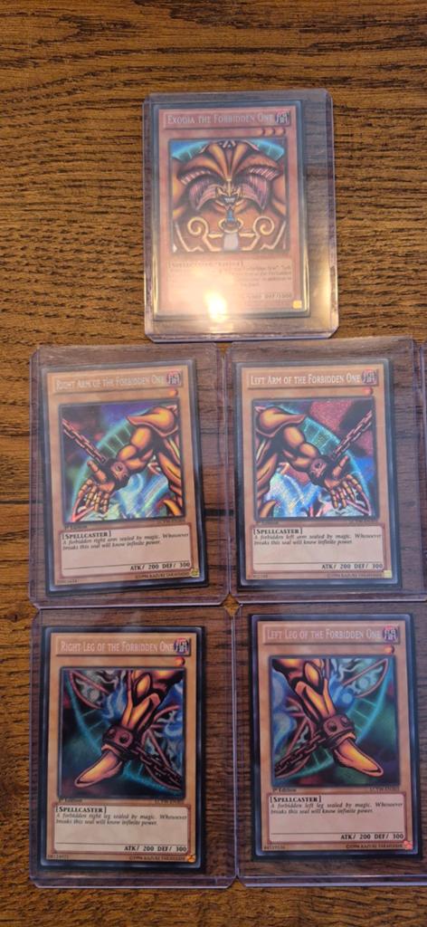EXODIA Complete Set LCYW 1st Edition, Hobby en Vrije tijd, Verzamelkaartspellen | Yu-gi-Oh!, Ophalen of Verzenden