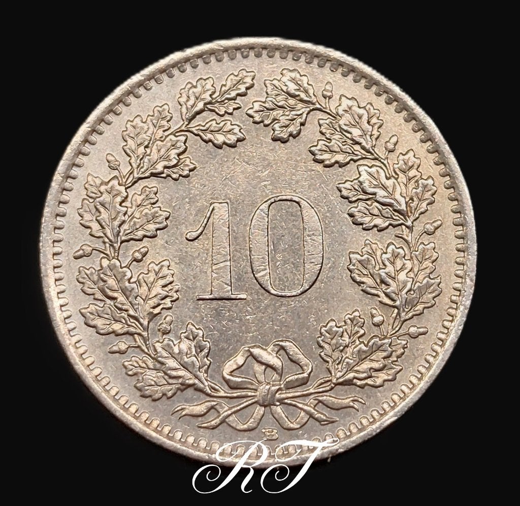 Te koop 10 Zwitserse rappen munt uit 1992., Ophalen of Verzenden, Overige landen, Losse munt