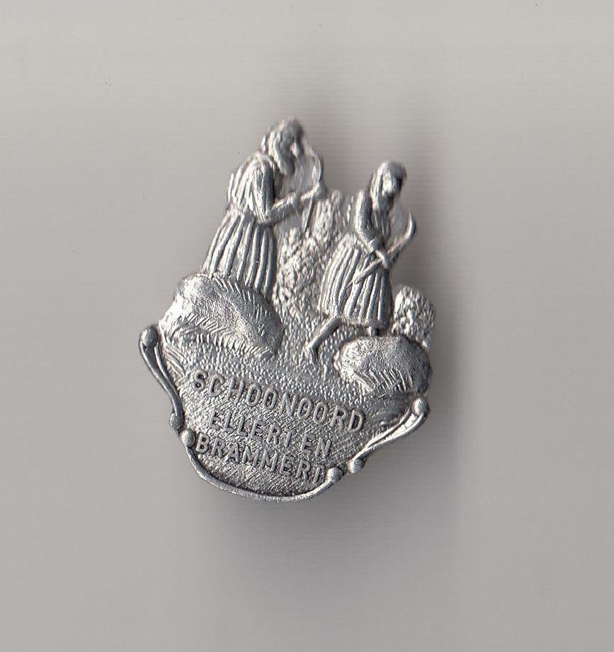 Ellert en Brammert Schoonoord broche, Verzamelen, Gebruikt, Niet vindbaar, Niet vindbaar, Speldje of Pin