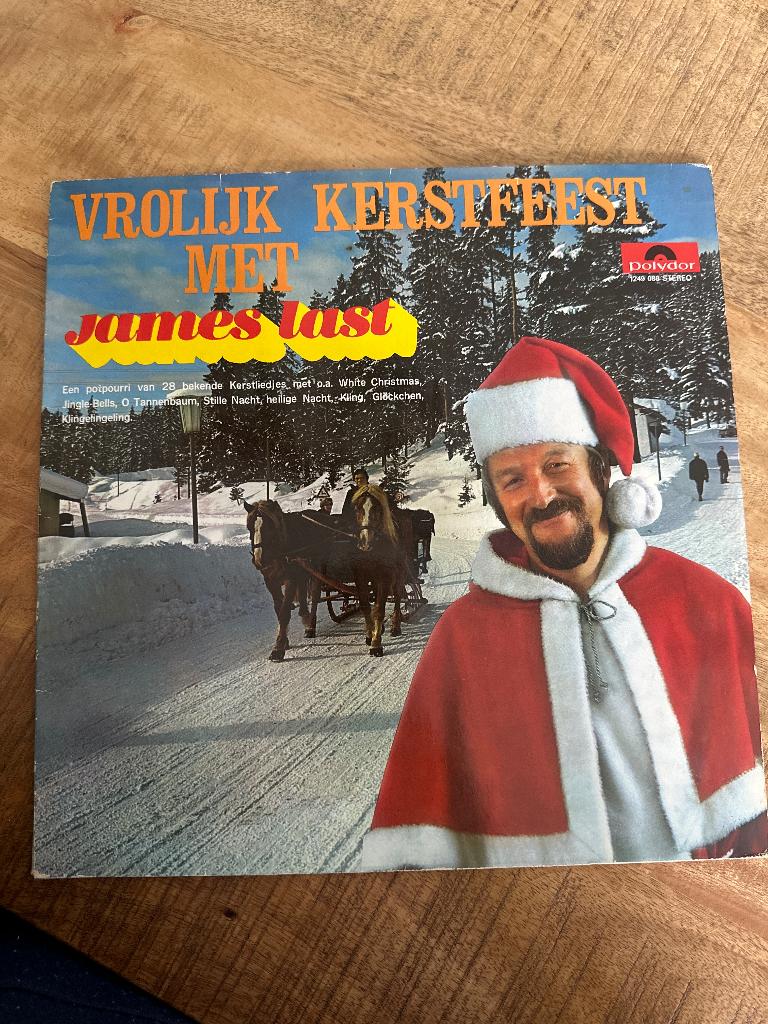 Lp: Vrolijk kerstfeest met James Last, Cd's en Dvd's, Vinyl | Overige Vinyl, Ophalen of Verzenden, Gebruikt, Overige formaten