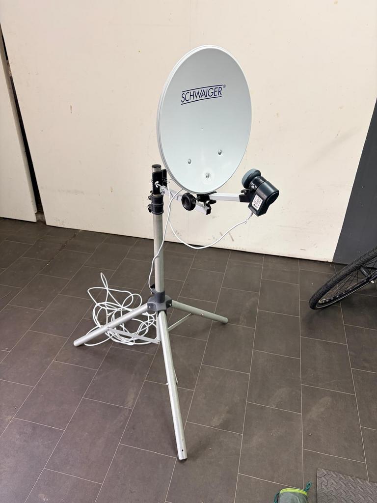 Satelliet schotel set Schwaiger carvan camper, Ophalen, Zo goed als nieuw, Overige merken