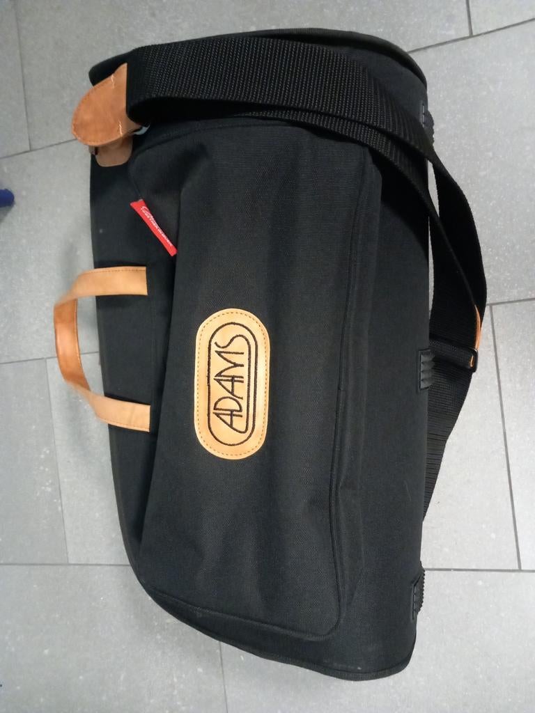 Adams bugel/trompetkoffer/gigbag - Zwart met leren details, Muziek en Instrumenten, Ophalen, Zo goed als nieuw, Trompet