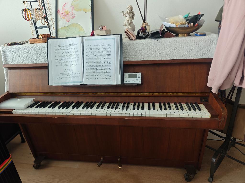 piano for free, Muziek en Instrumenten, Piano's, Ophalen, Bruin, Digitaal, Zo goed als nieuw
