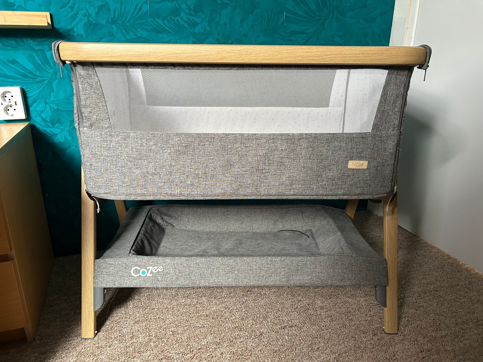 Tutti bambini cozee bedside co-sleeper, Kinderen en Baby's, Babywiegjes en Ledikanten, Ophalen, Zo goed als nieuw, Wieg