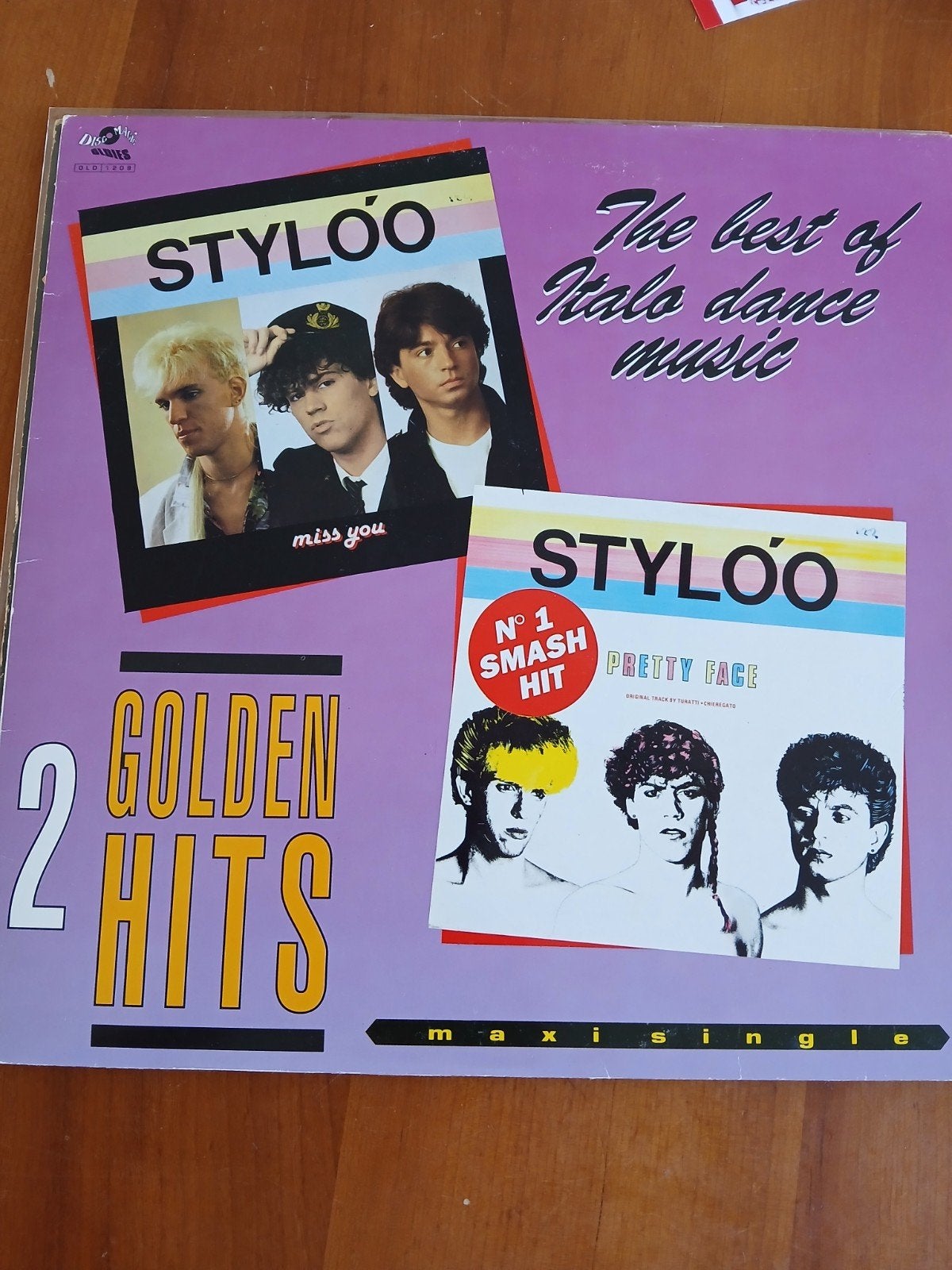 Styloo - Miss you  Pretty face italo disco maxi single, Ophalen of Verzenden, Gebruikt, 12 inch, Disco