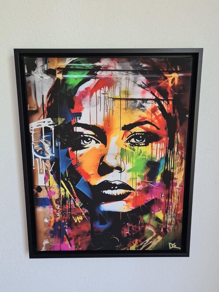 Popart, kunst, wanddecoratie, Dine Shanima, Ophalen of Verzenden