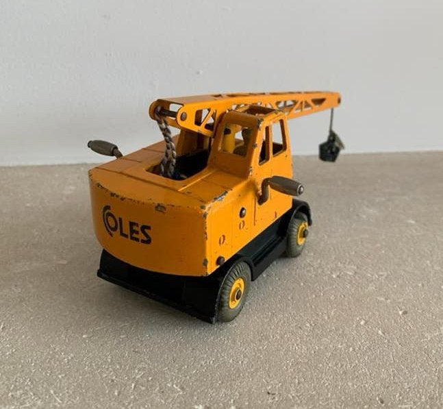 Vintage Dinky Supertoys Coles Mobile Kraan 571, Ophalen of Verzenden, Gebruikt