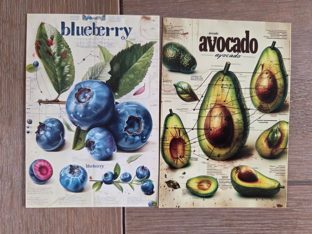 GROENTEN FRUIT 8, Verzamelen, Ansichtkaarten | Themakaarten, Ophalen, Overige thema's