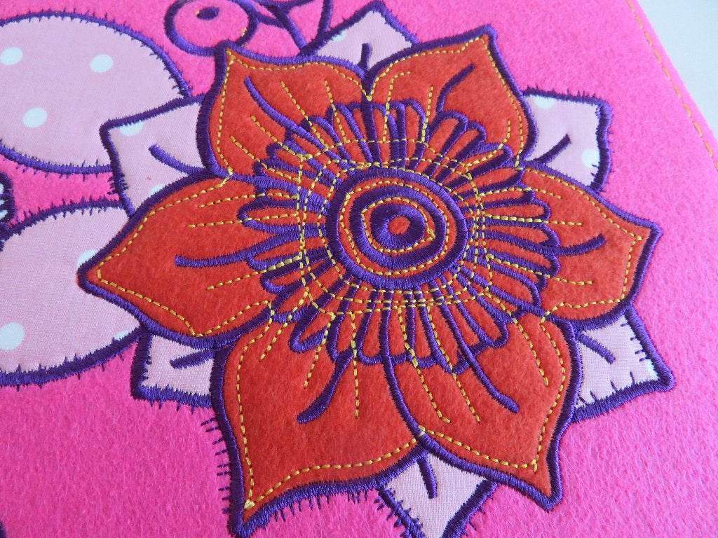 Hema Stoffen roze fotoalbum met bloemen, Roze, Plakboek, Ophalen of Verzenden, Zo goed als nieuw