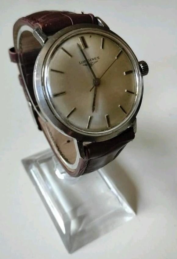 Longines vintage automatisch Heren horloge, Ophalen of Verzenden, Zo goed als nieuw, Staal, Overige merken