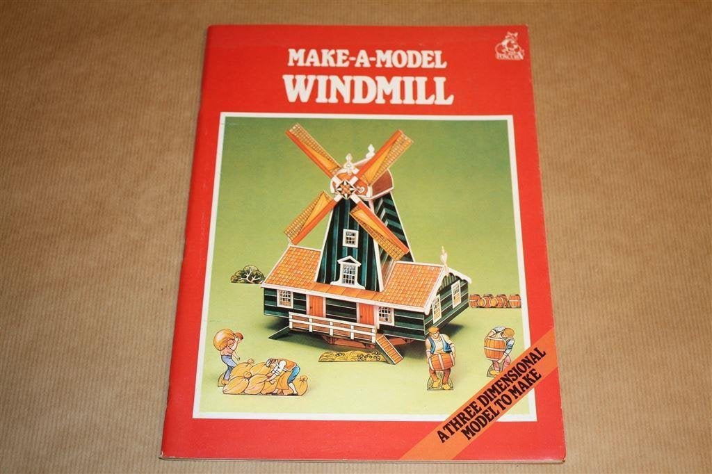 Make-a-model Windmill. Bouwplaat-boek., Ophalen of Verzenden, Gelezen, Overige onderwerpen