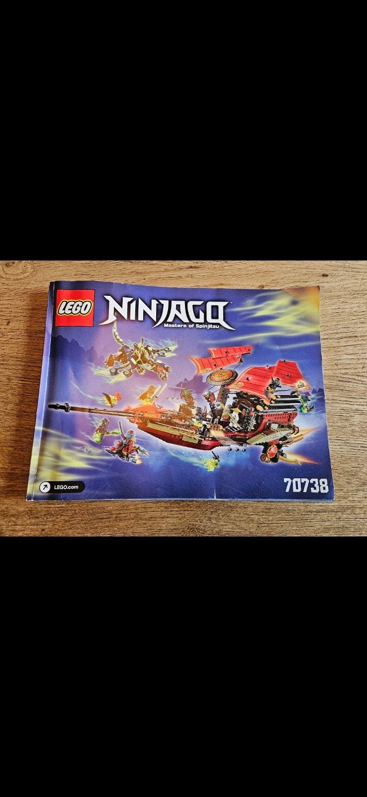Lego Ninjago 70738 laatste vlucht van Destiny's Bounty, Ophalen of Verzenden, Zo goed als nieuw