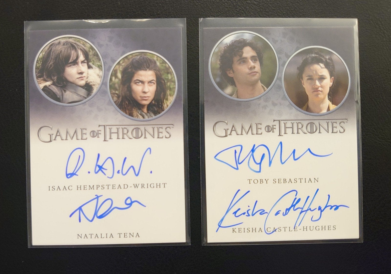 Dual Autograph cards van Game of Thrones, Vanaf 16 jaar, Verzenden, Zo goed als nieuw