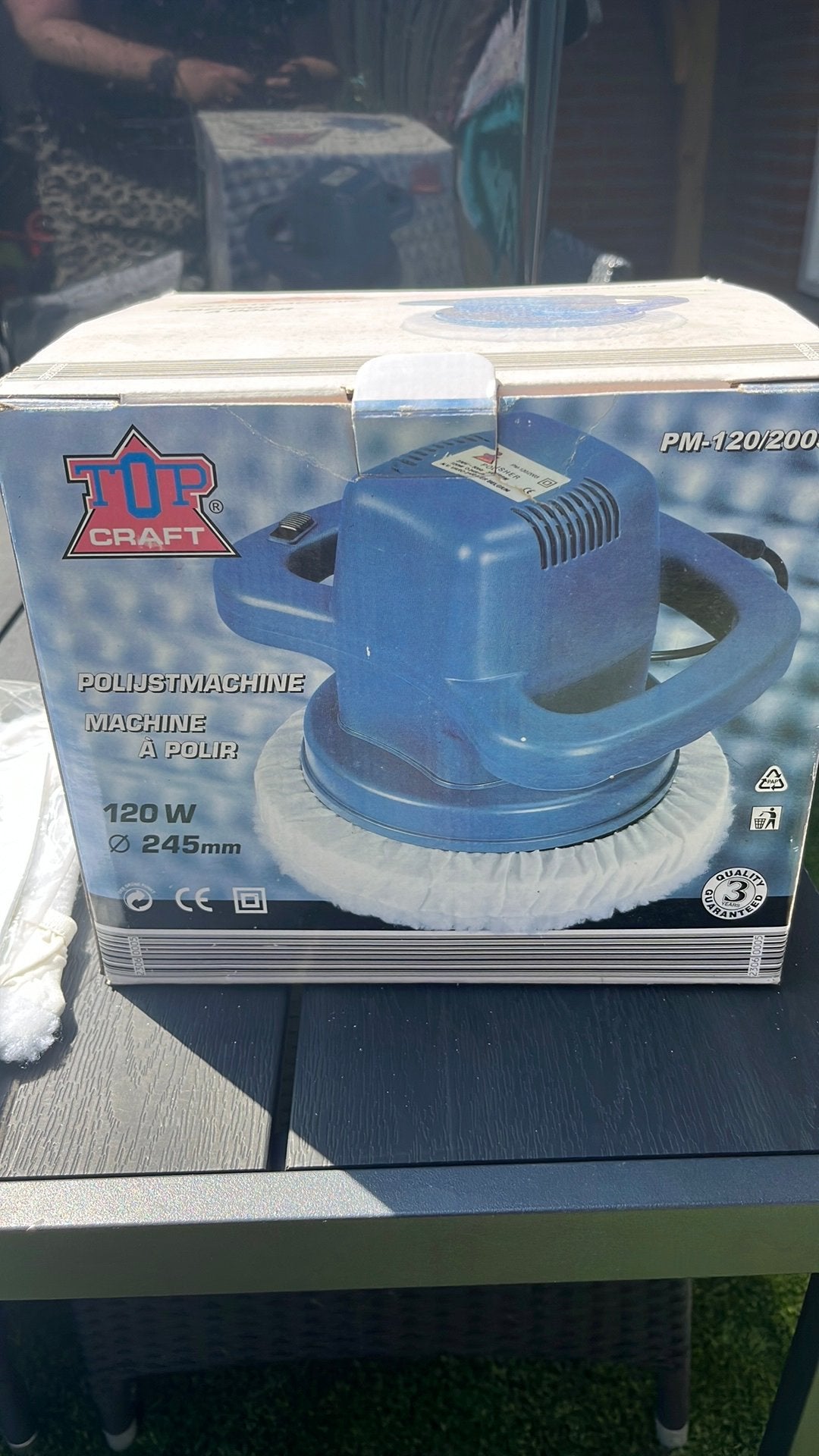 Polijstmachine, Ophalen