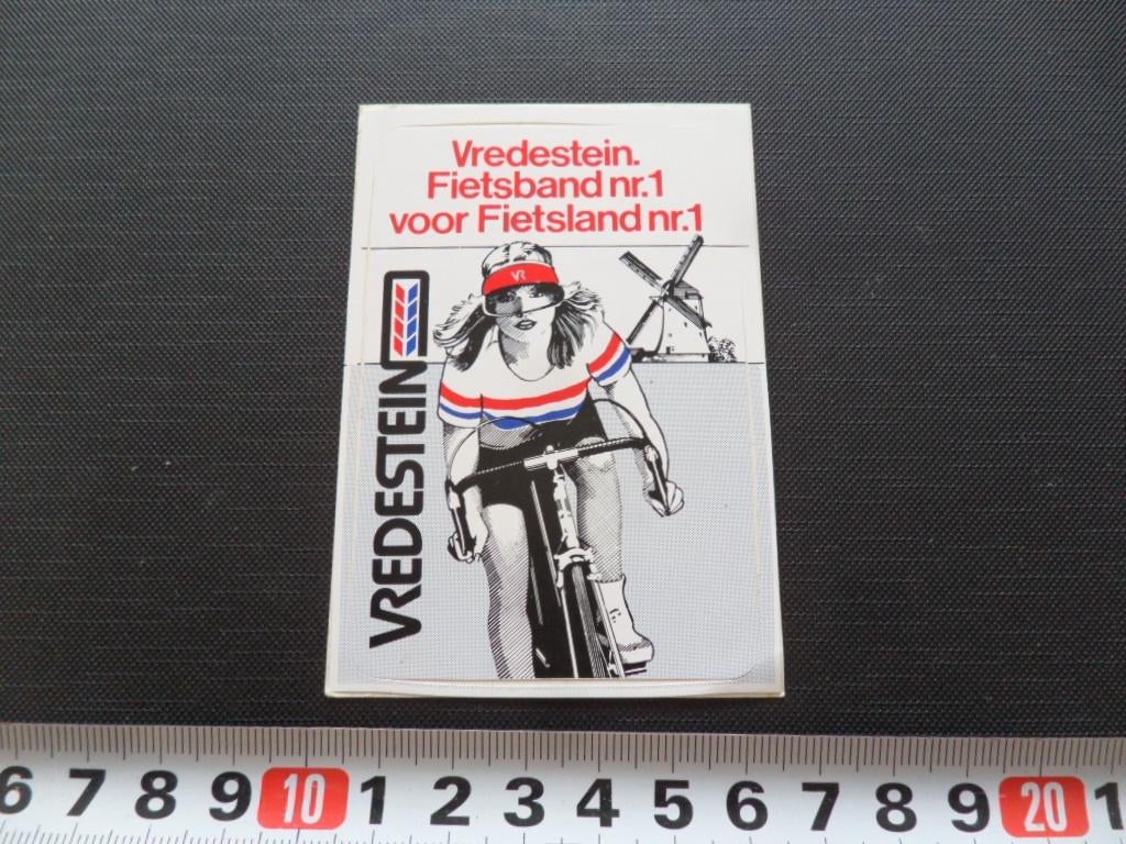 sticker VREDESTEIN Fietsband Nr. 1  Fiets *, Ophalen, Zo goed als nieuw