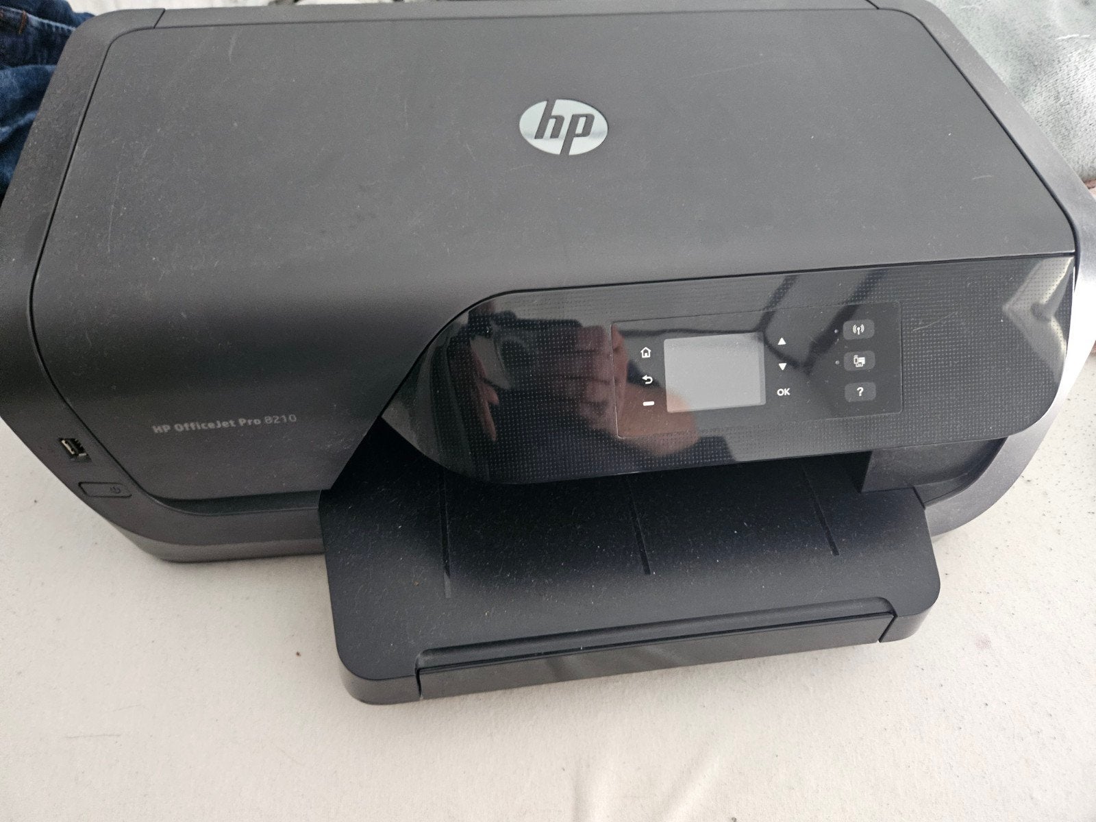 HP OfficeJet Pro 8210 All-in-One printer (zonder inkt), Ophalen, Kleur printen, Gebruikt, Inkjetprinter