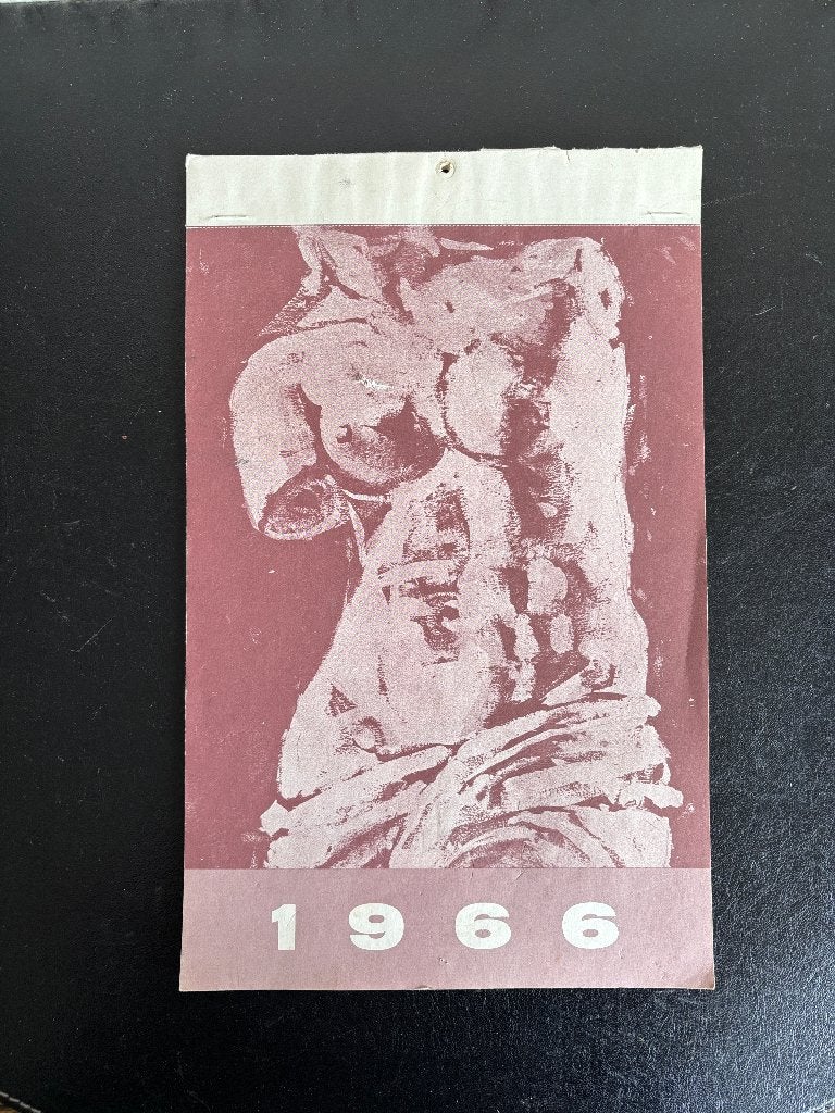 Fritz Willis - Pin-Up kalender 1966 - Compleet, Ophalen of Verzenden, Maandkalender, Gebruikt