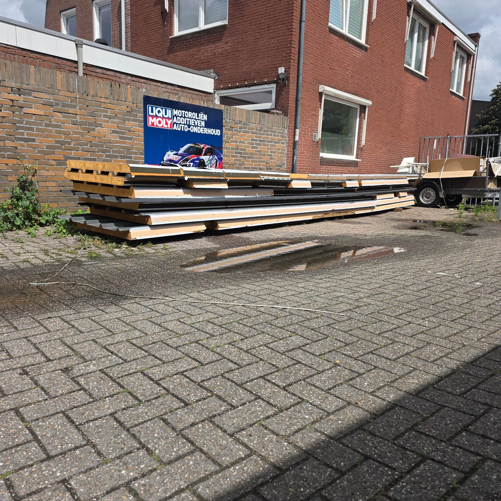 Partij dak sandwichpanelen diverse lengtes 80mm dik, Ophalen of Verzenden