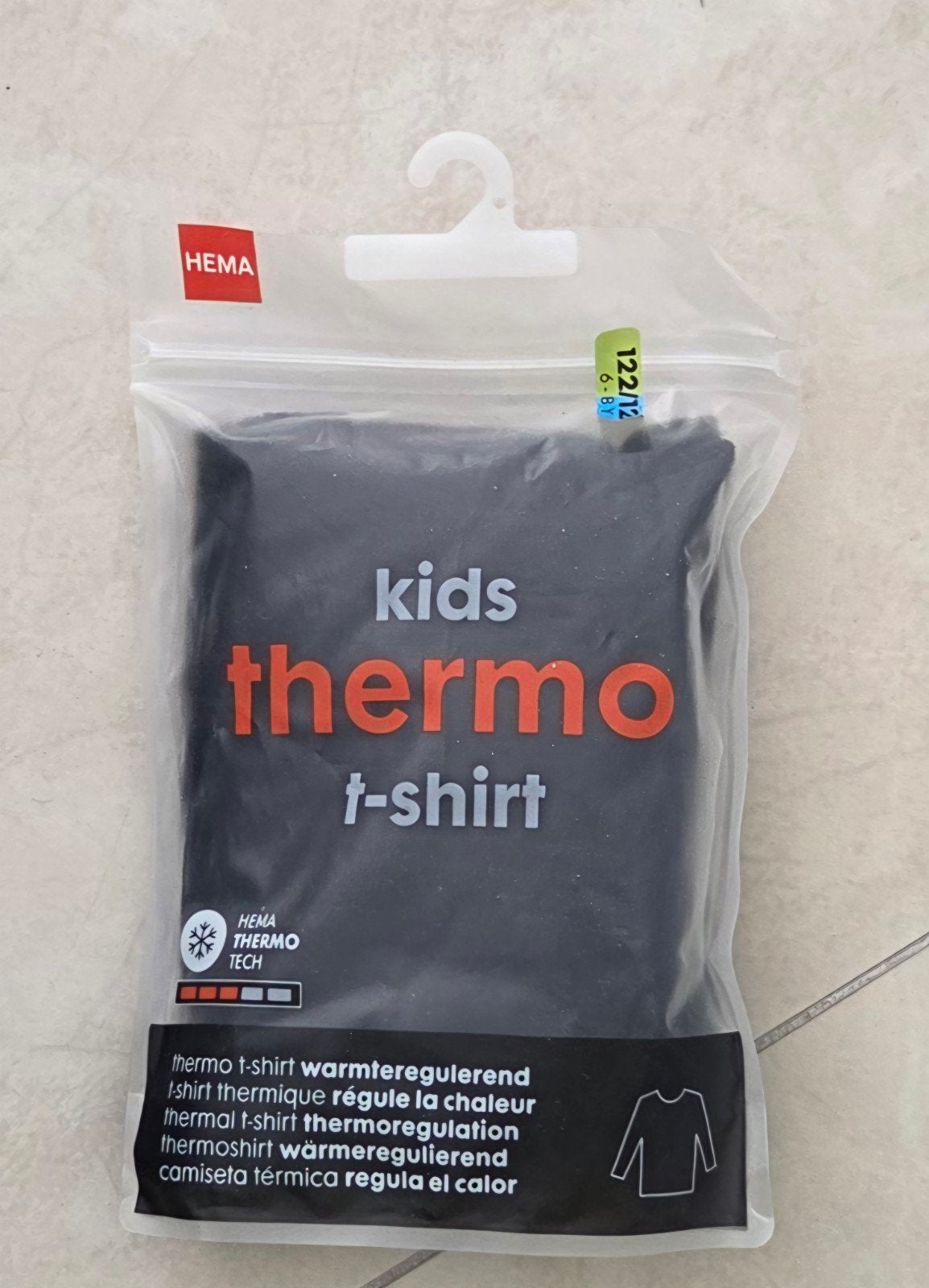 Hema Kids Thermo T-shirt - Warmteregulerend (Nieuw), Jongen of Meisje, Nieuw, Ophalen of Verzenden, Shirt of Longsleeve