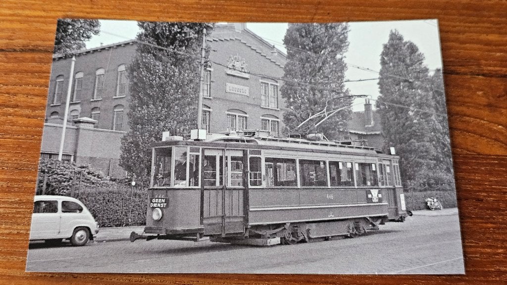 Foto TRAM GVB Amsterdam 446 Havenstraat, Verzenden, Gebruikt, Tram, Overige typen