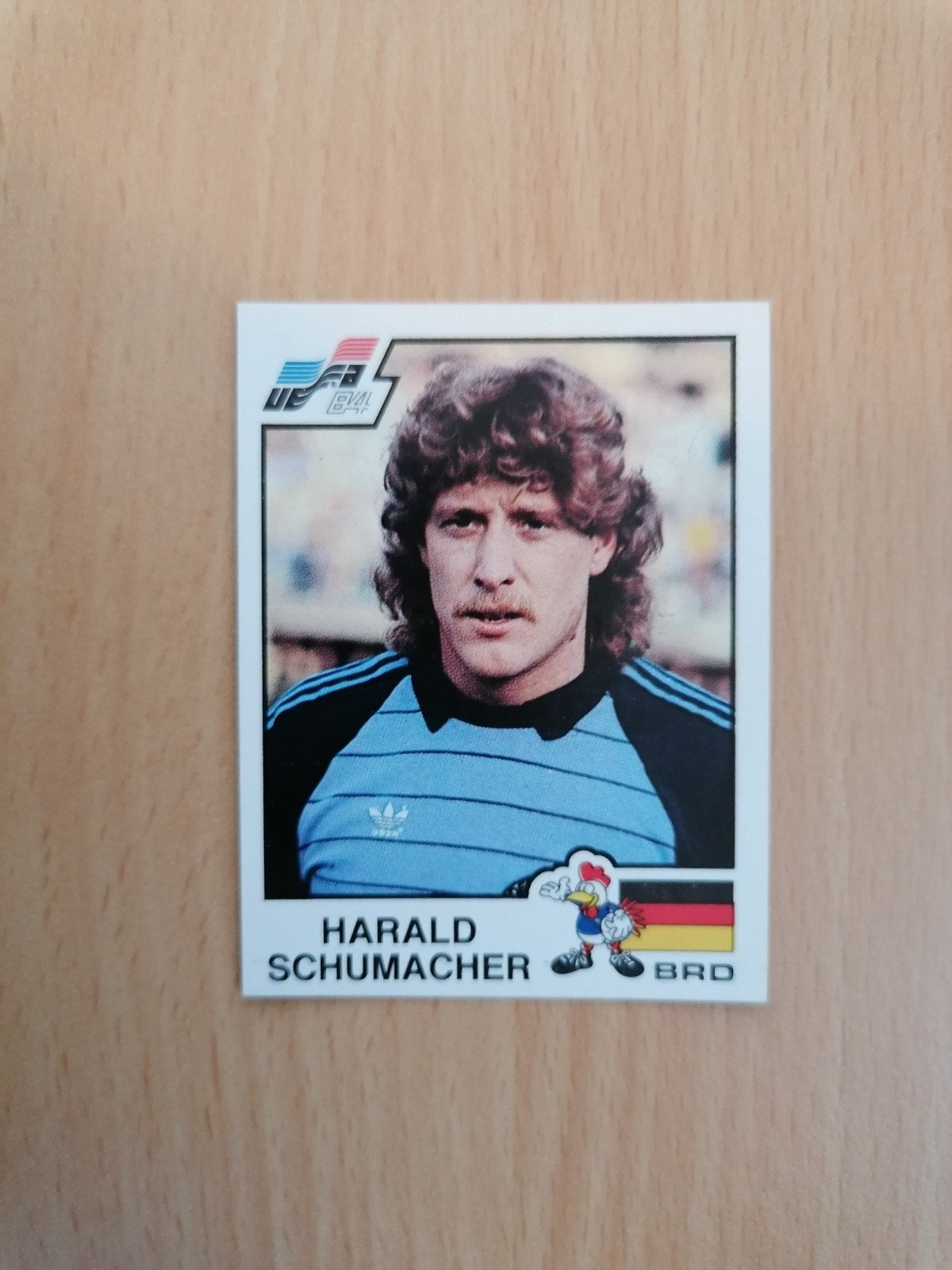 Panini Euro 84 #138 Harald Schumacher., Ophalen of Verzenden, Zo goed als nieuw, Buitenlandse clubs, Poster, Plaatje of Sticker