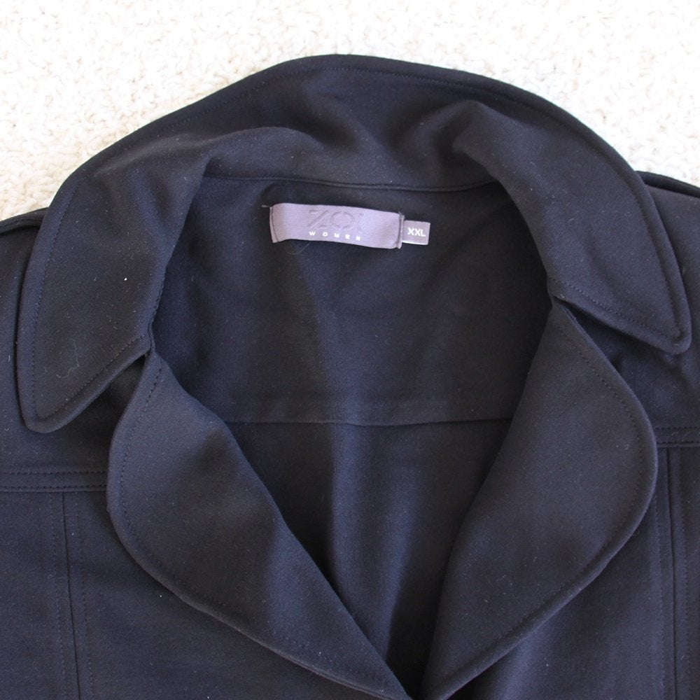 Super Leuk Zoï Woman Jasje (XXL) - 38 € 30,-, Maat 38/40 (M), Zwart, Ophalen of Verzenden, Zo goed als nieuw