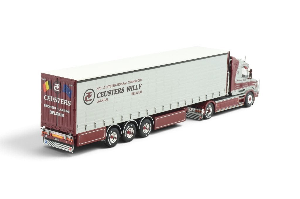 TEKNO SCANIA 4 SERIE TORPEDO  TAUTLINER  WILLY CEUSTERS, Ophalen of Verzenden, Nieuw, Bus of Vrachtwagen, Tekno
