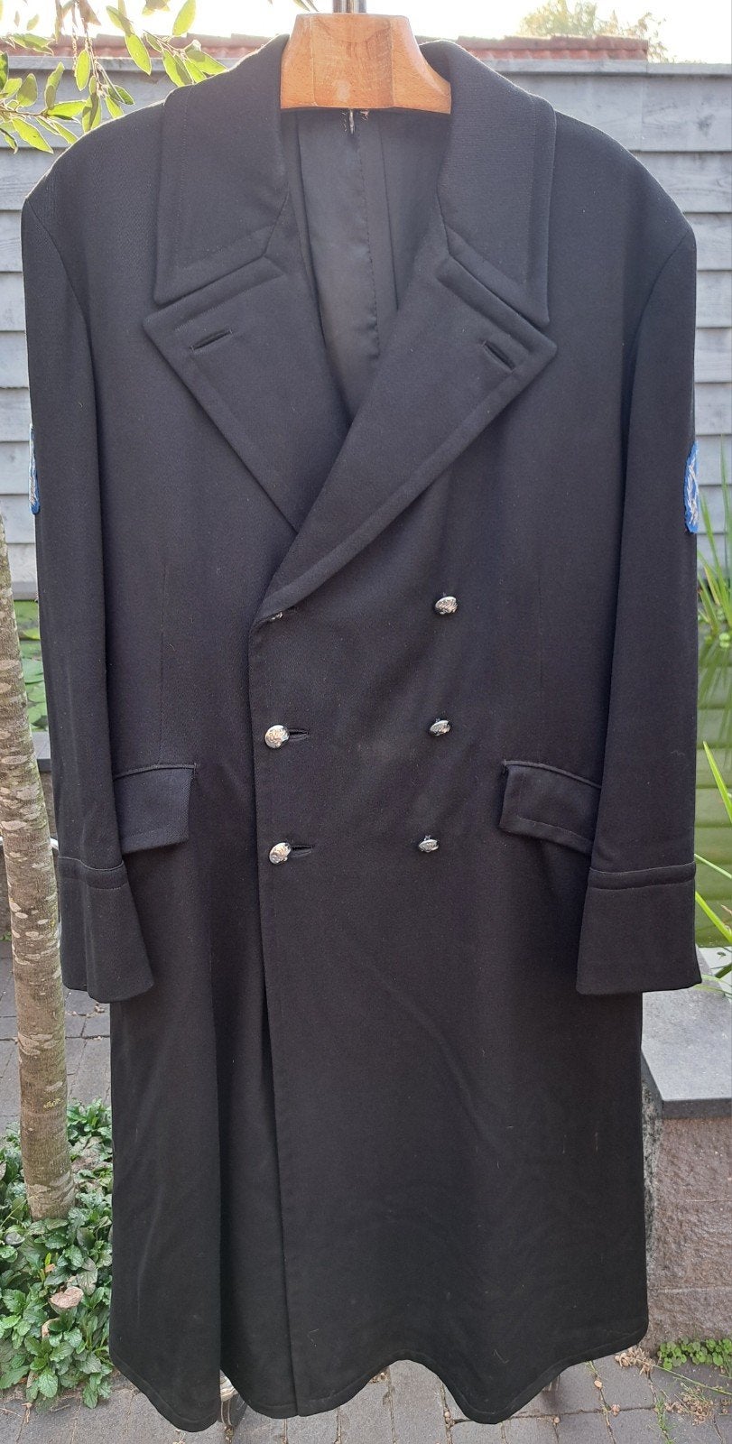 Vintage jas Korps Rijkspolitie, Ophalen of Verzenden, Landmacht, Nederland, Kleding of Schoenen