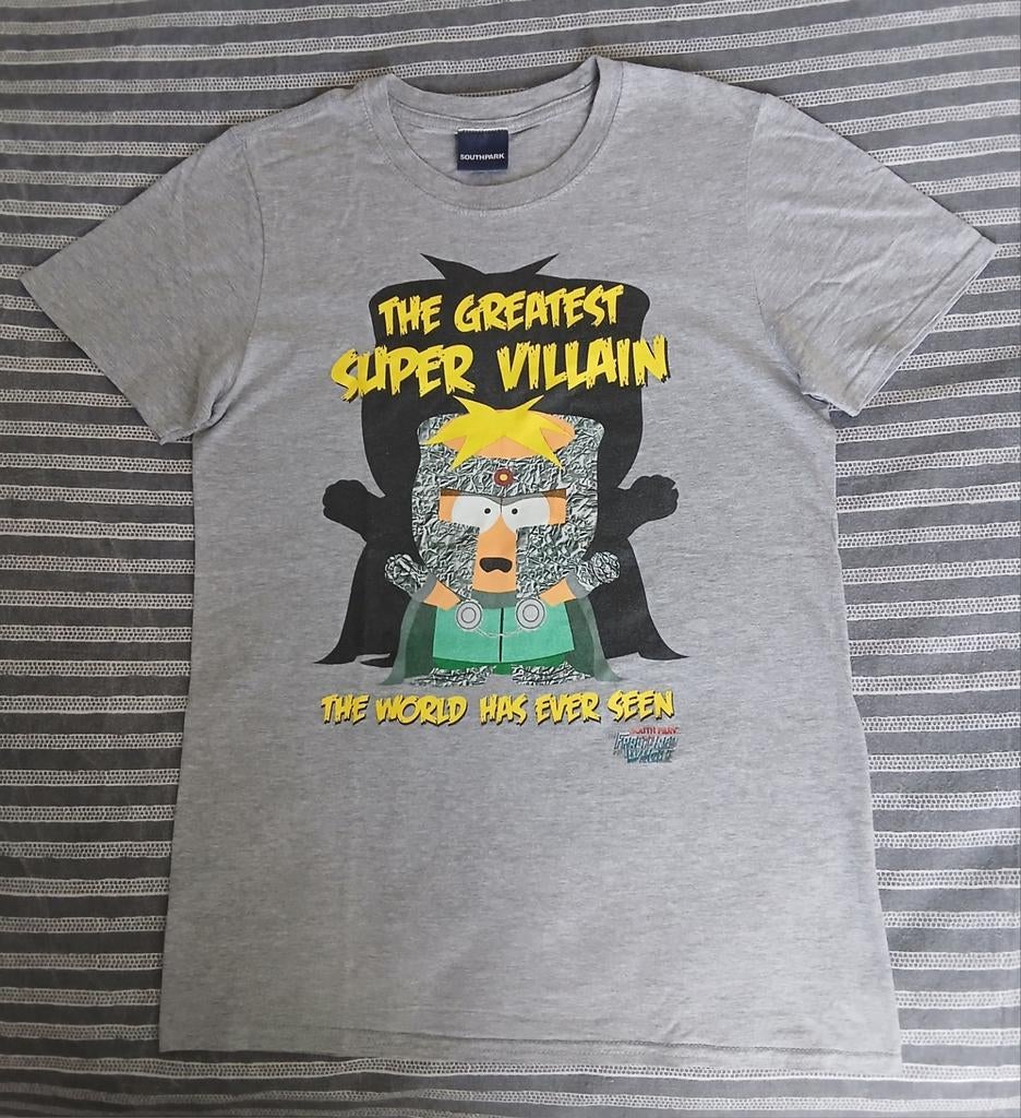 South Park T-shirt Butters Professor Chaos, Verzenden, Korte mouw, Maat 36 (S), Grijs