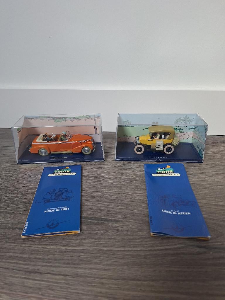 Atlas Tin Tin Kuifje modelauto's, Hobby en Vrije tijd, Modelauto's | 1:43, Ophalen of Verzenden, Auto, Overige merken