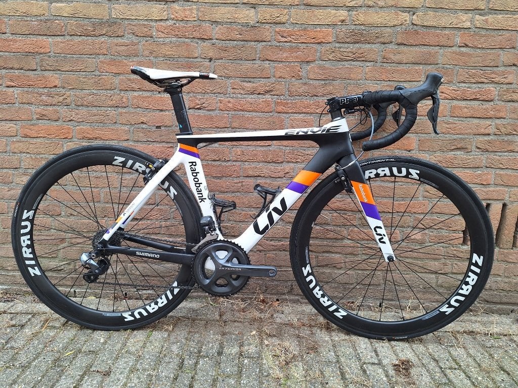 Liv Envie XS – Carbon racefiets – Shimano Di2, Ophalen, 28 inch, Gebruikt, Velgrem