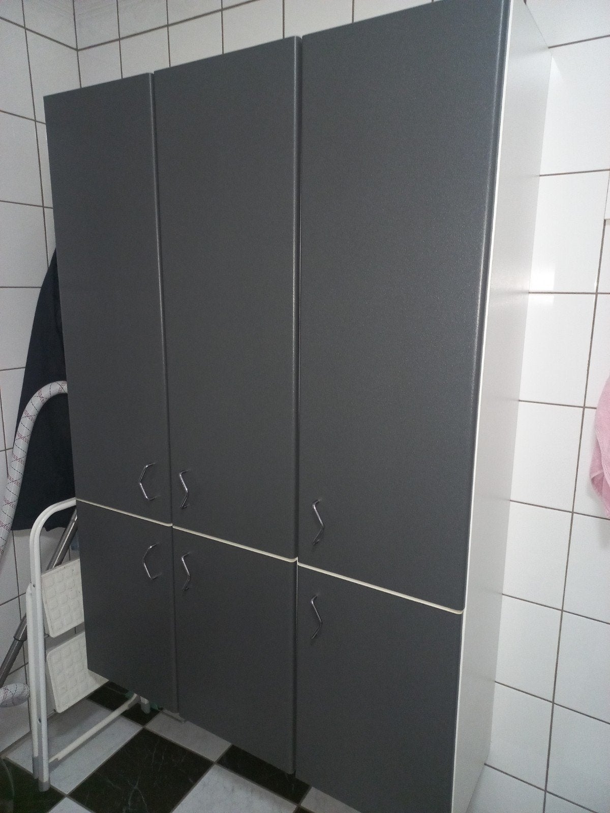 3 Degelijke badkamerkastjes - 34x40x170 cm, Ophalen, Minder dan 50 cm, Gebruikt, Overige typen
