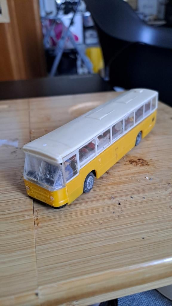 Faller car system Vintage Gele Bus Modelauto., Overige merken, Gebruikt, Gelijkstroom of Wisselstroom, Overige typen