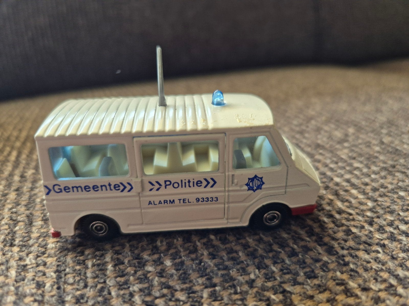 Efsi Citroen C35 Gemeente Politie Wit - Vintage Speelgoed, Ophalen of Verzenden, Gebruikt
